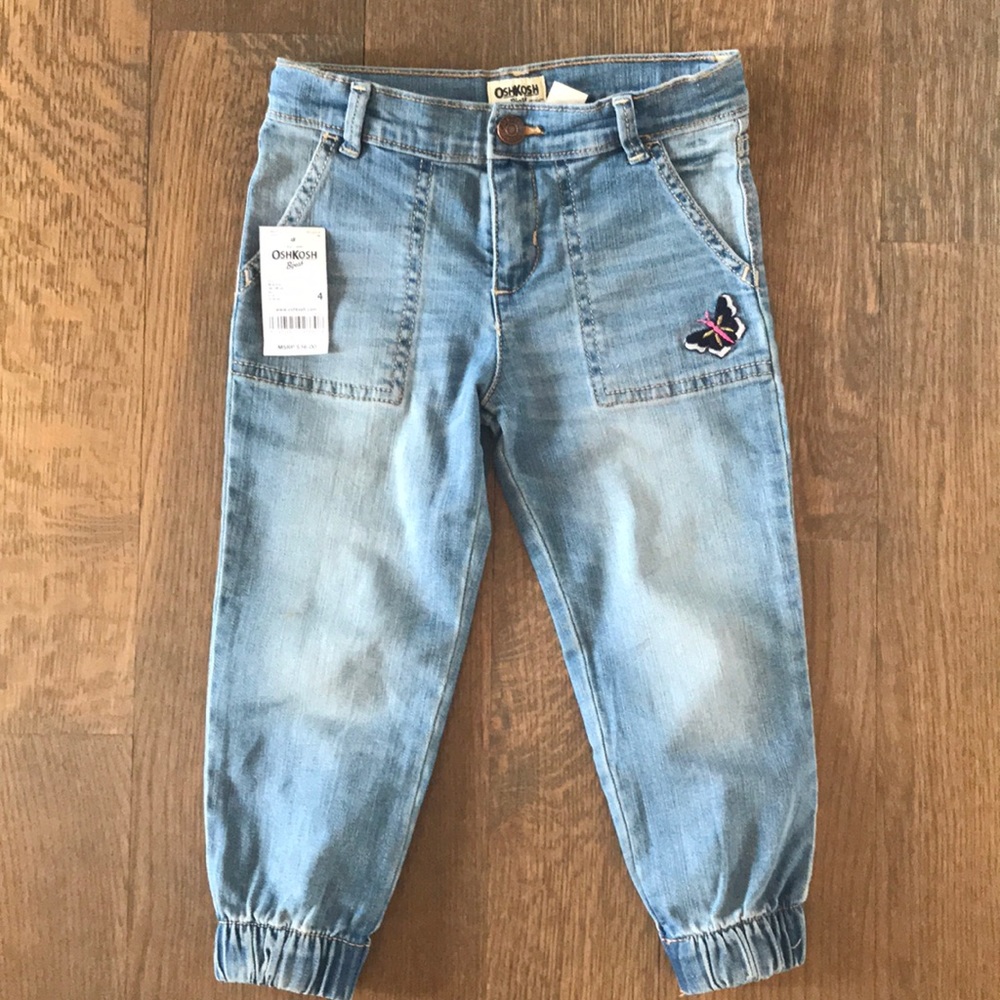 OshKosh banded bottom distressed jeans
